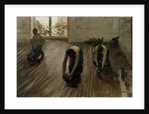 Study for 'The Parquet Planers', 1875 by Gustave Caillebotte