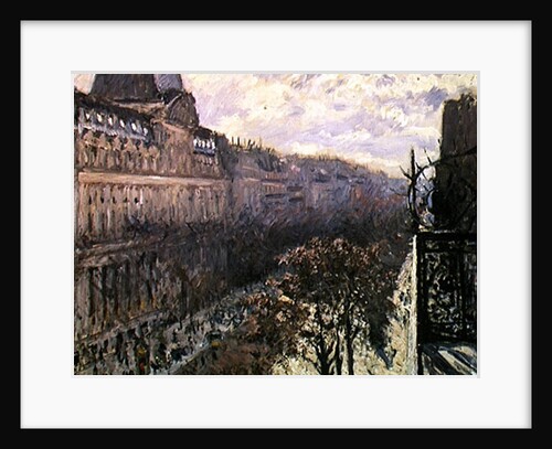 Boulevard des Italiens, c.1880 by Gustave Caillebotte