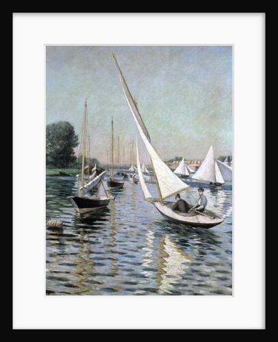 Regatta at Argenteuil, 1893 by Gustave Caillebotte