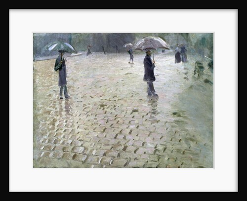 Study for a Paris Street, Rainy Day, 1877 by Gustave Caillebotte