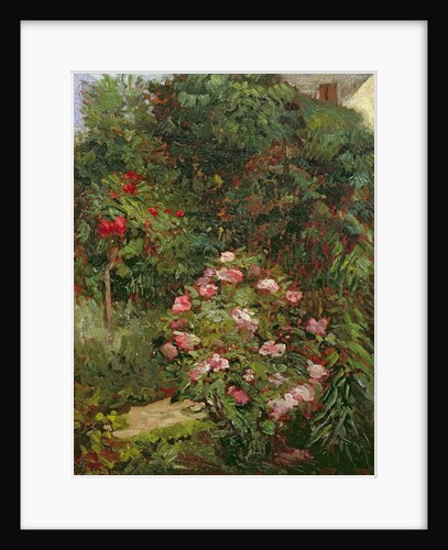 Clump of flowers by Gustave Caillebotte