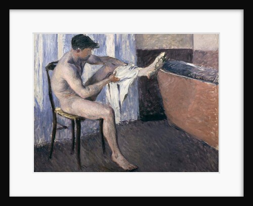 Man drying his leg, 19th century by Gustave Caillebotte