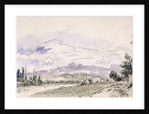 The Banks of the Isere, 27th September 1863 by Johan-Barthold Jongkind