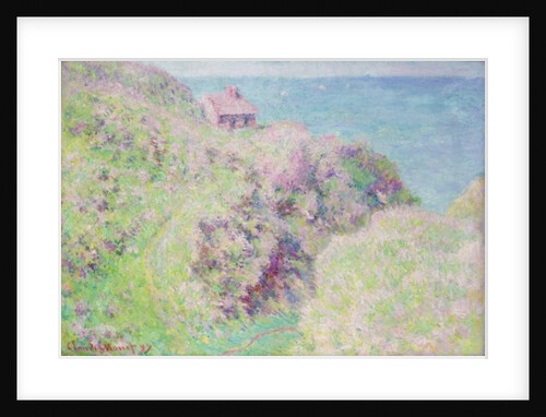 Customs house at Varengeville, 1897 by Claude Monet