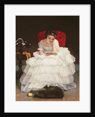 Girl Reading by Alfred Emile Stevens