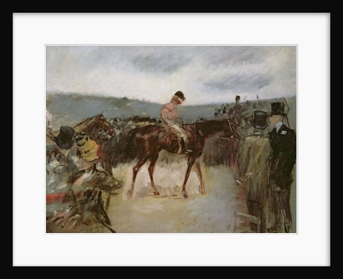 At the races by Jean Louis Forain