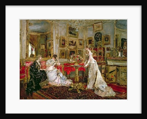 Visiting by Alfred Emile Stevens