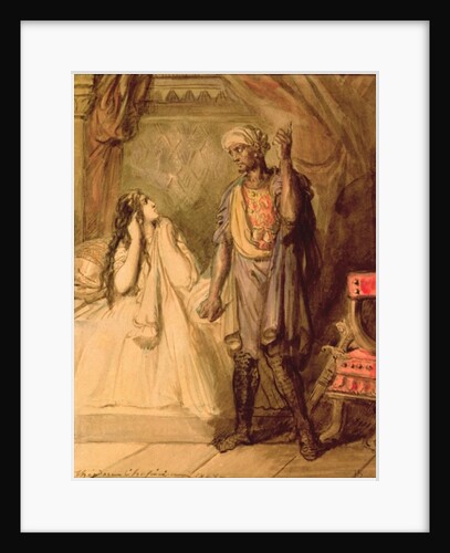 Desdemona and Othello, 1847 by Theodore Chasseriau