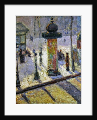 Kiosk on the Boulevard Clichy, 1886-7 by Louis Anquetin
