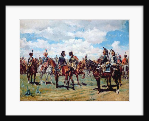 Soldiers on horseback by Jean-Louis Ernest Meissonier
