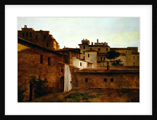 Rooftops in Rome, 1824 by Louise Josephine Sarazin de Belmont