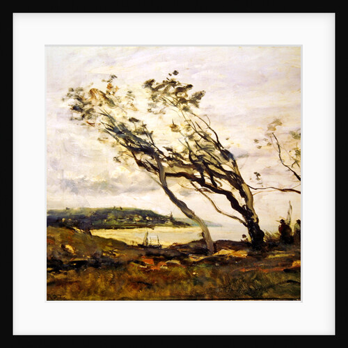 Stormy day on the Channel by Jean Baptiste Camille Corot