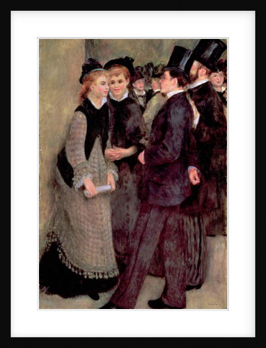 Leaving the Conservatory 1877 by Pierre Auguste Renoir