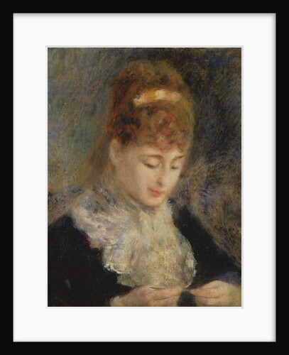 Woman Crocheting, c.1877 by Pierre Auguste Renoir