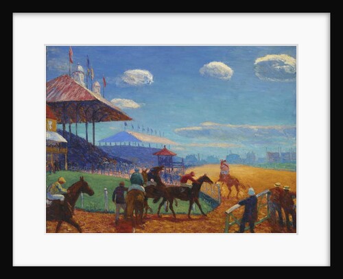 Racetrack by William James Glackens