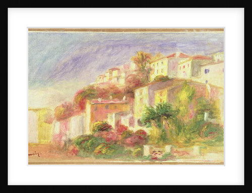 Garden of the Post Office at Cagnes, 1918 by Pierre Auguste Renoir