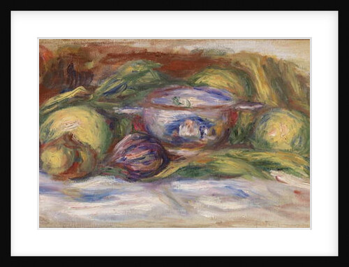 Bowl, Figs, and Apples, 1916 by Pierre Auguste Renoir