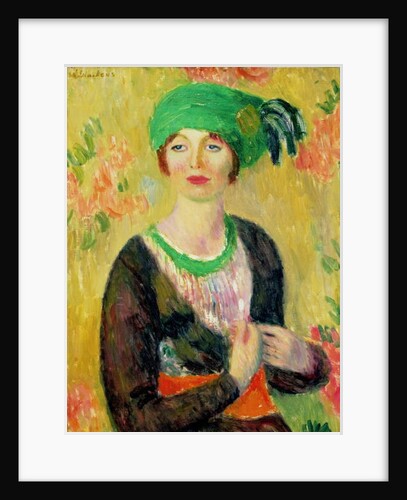 Girl with Green Turban by William James Glackens