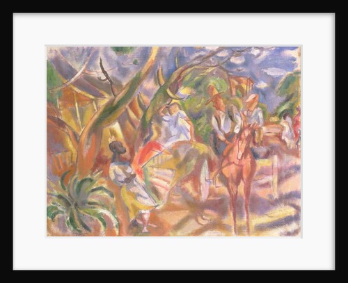 Southern Scene with Man Driving a Carriage, 1915 by Jules Pascin