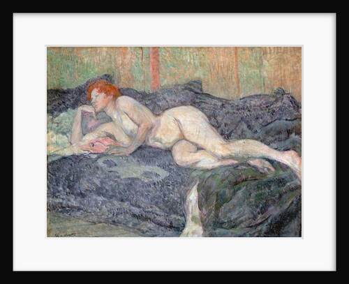 Reclining Nude, 1897 by Henri de Toulouse-Lautrec