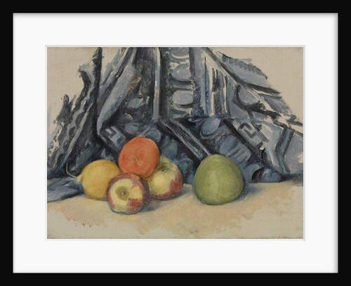 Apples and Cloth, 1893-94 by Paul Cezanne