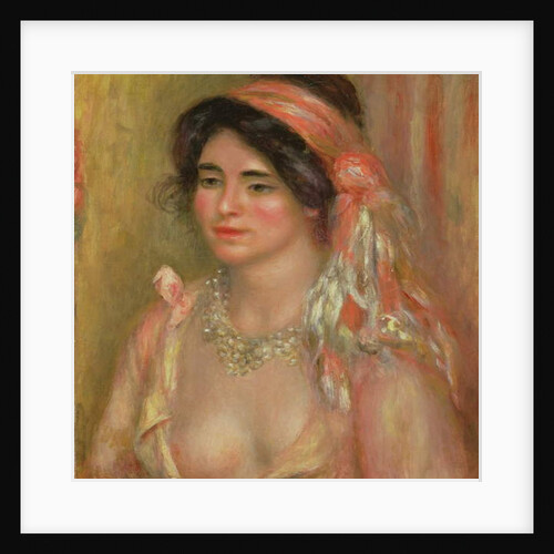 Gabrielle in Algerian Headdress, 1911 by Pierre Auguste Renoir