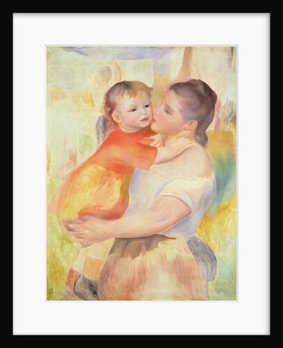 Washerwoman and Child, 1887 by Pierre Auguste Renoir