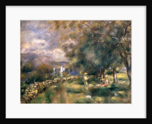 Peninsula of Saint-Jean, 1888 by Pierre Auguste Renoir