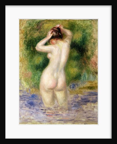 Nude Wading, c.1880 by Pierre Auguste Renoir