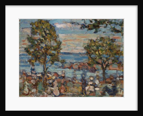 Beach Scene by Maurice Brazil Prendergast