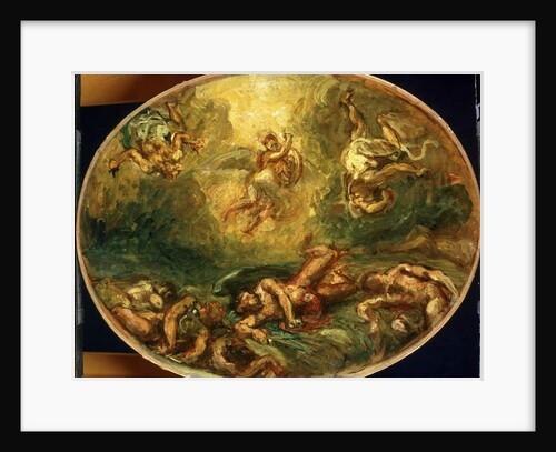 Triumph of St. Michael by Ferdinand Victor Eugene Delacroix