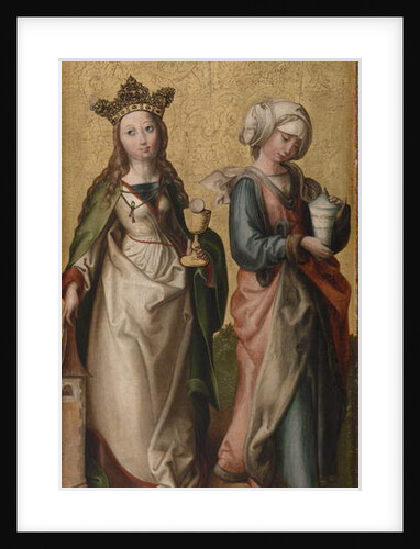 St. Barbara and St. Mary Magdalene by German School