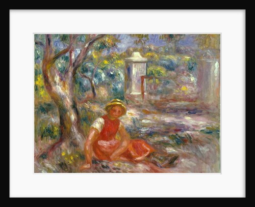 Girl at Gate, c.1914 by Pierre Auguste Renoir