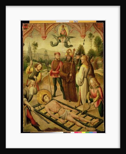 Martyrdom of St. Lawrence by Master of the Legend of St. Ursula