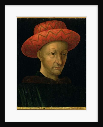 Portrait of Charles VII by Jean Fouquet