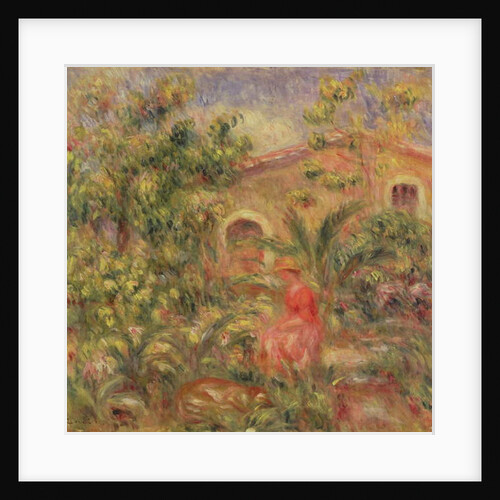 Landscape with Woman and Dog, 1917 by Pierre Auguste Renoir