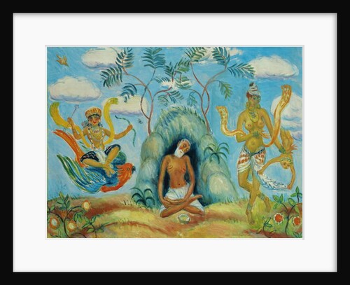 Krishna and Foolish Maidens by William James Glackens