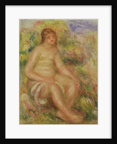 Seated Nude in Landscape, 1918 by Pierre Auguste Renoir