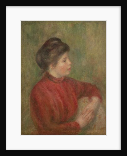 Woman Leaning Hands on Chair, 1891 by Pierre Auguste Renoir