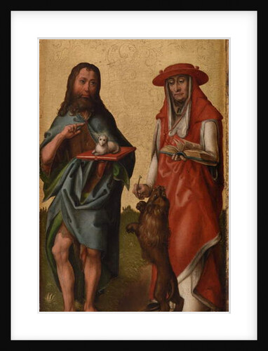 St. John the Baptist and St. Jerome by German School