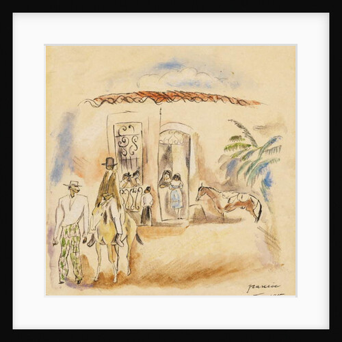 Landscape with Figures, Havana, 1915 by Jules Pascin
