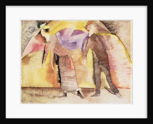 Vaudeville - Woman and Man on Stage, 1917 by Charles Demuth