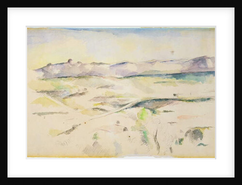 Mountain Range by Paul Cezanne
