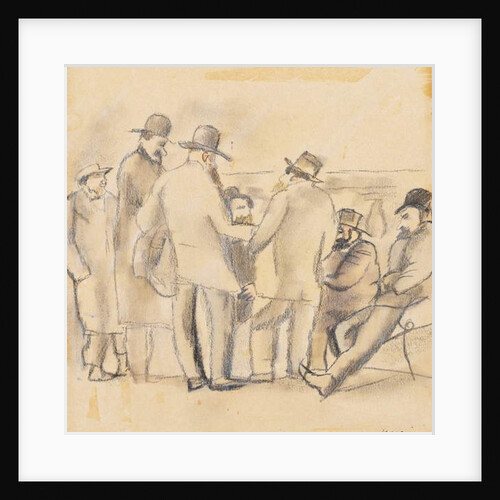 Group of Men, New York, 1918 by Jules Pascin