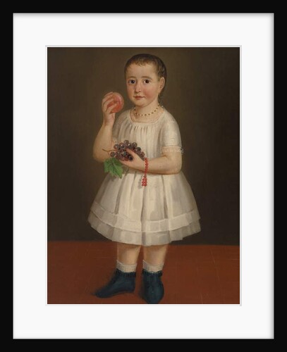 Little Girl with Fruit, c.1840 by French School