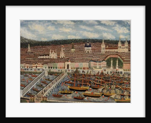 View of Bordeaux, 1884 by Jean-Baptiste Guiraud