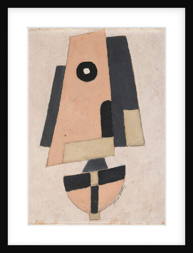 Boat - Pink and Black Hull by Marsden Hartley