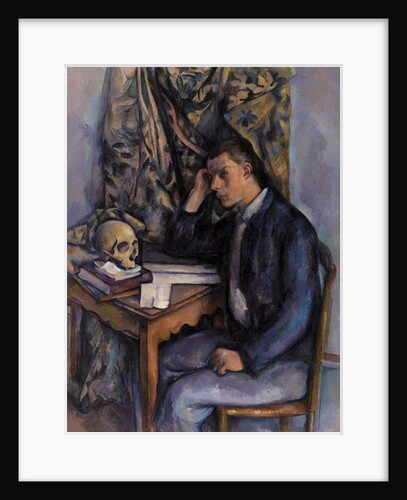 Young Man and Skull, 1896-98 by Paul Cezanne