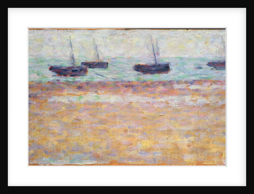 Harbor of Grandcamp by Georges Pierre Seurat