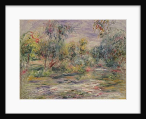 River Landscape by Pierre Auguste Renoir